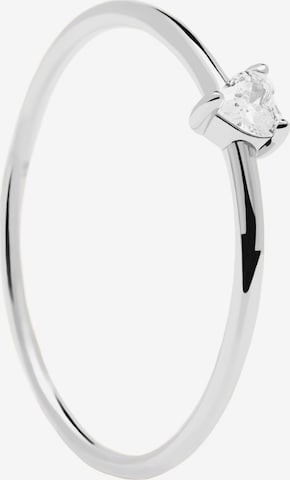 Bague 'White Heart' P D PAOLA en argent : devant