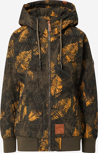 Alife and Kickin Between-Season Jacket in Brown / Yellow / Dark green, Item view