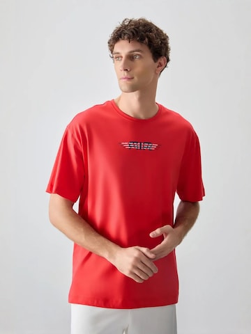 Tommy Life Tričko – červená: přední strana