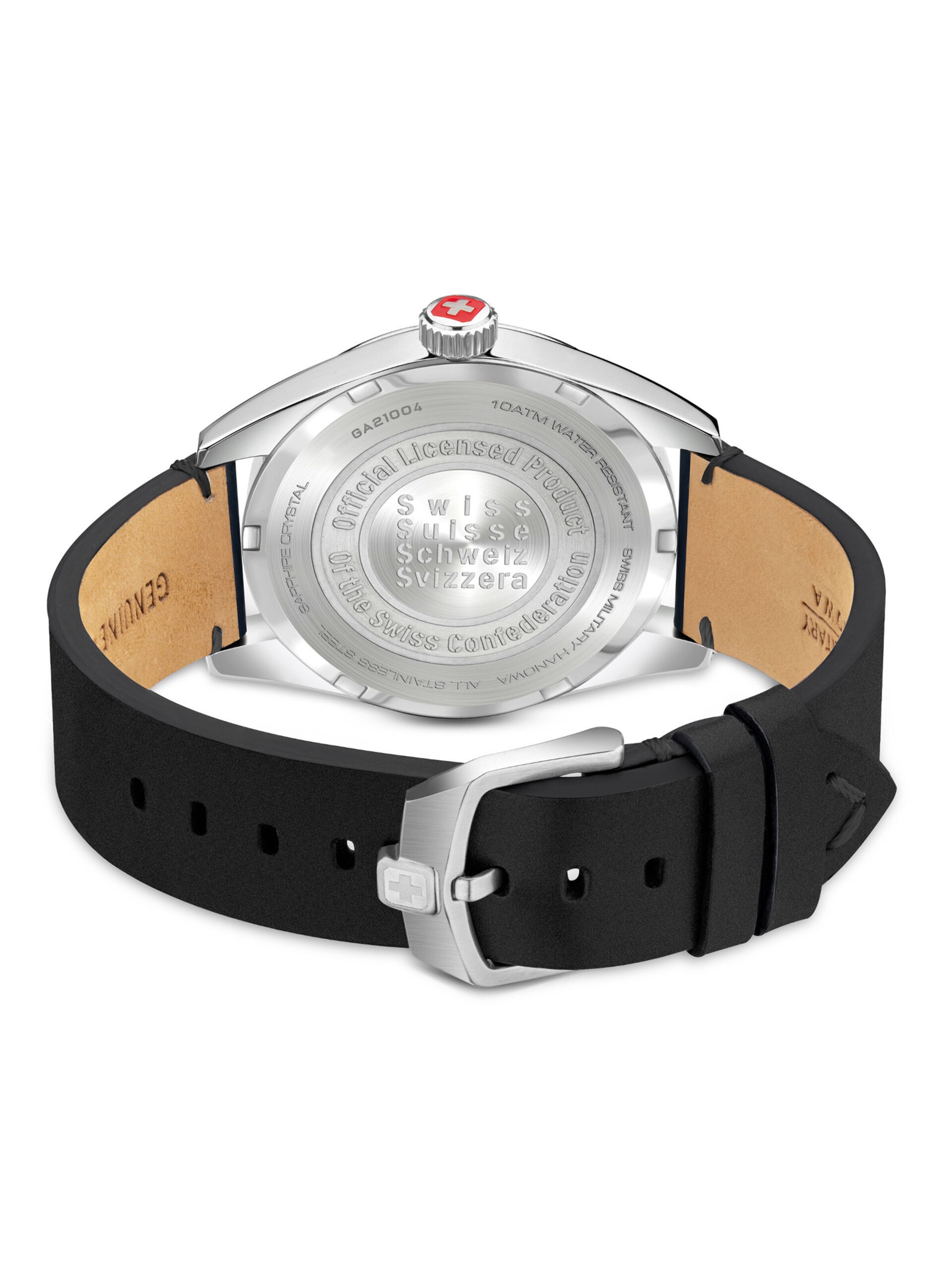 SWISS MILITARY HANOWA Uhr 'Falcon' in Schwarz