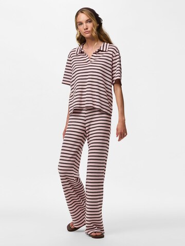 PIECES Loosefit Broek 'PCJeya' in Roze