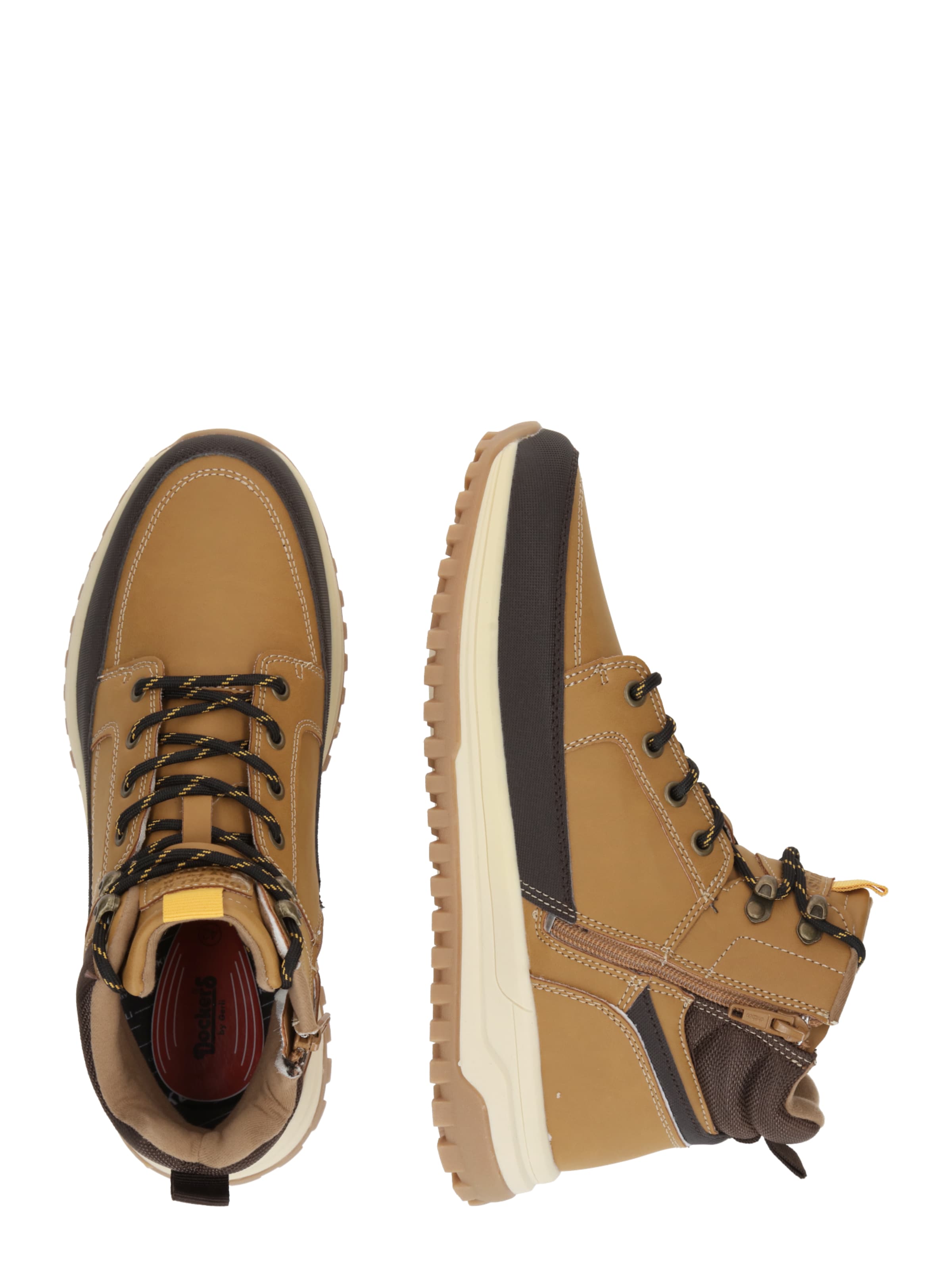 Dockers by Gerli Schnürboots in Braun