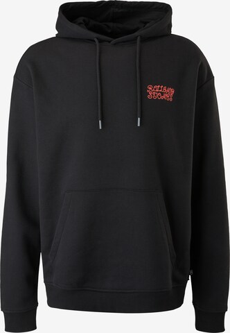 QS Sweatshirt in Schwarz: predná strana