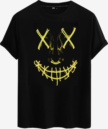 RMK Shirt '"Basic Vintage Smile"' in Black: front
