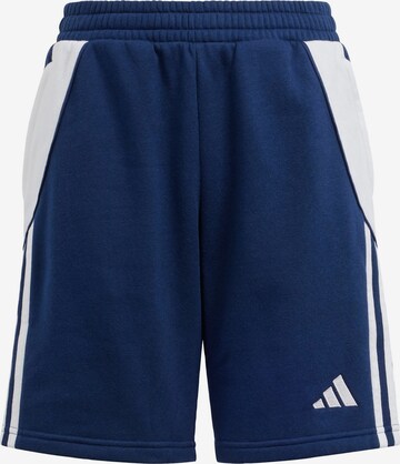 ADIDAS PERFORMANCE Regular Workout Pants 'Tiro 24' in Blue: front