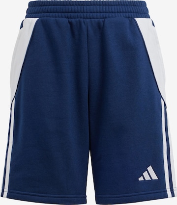 Pantalon de sport 'Tiro 24' ADIDAS PERFORMANCE en bleu : devant