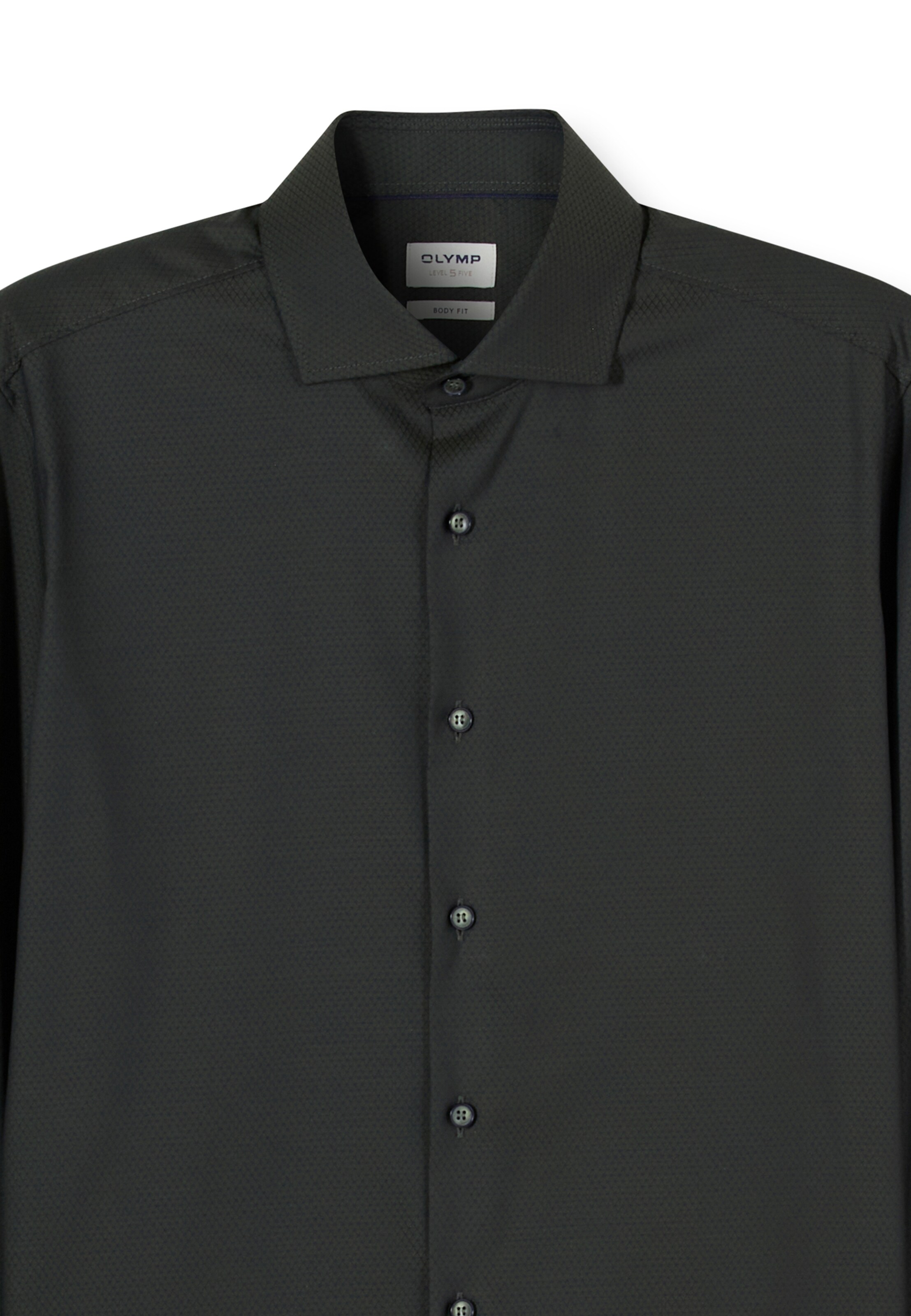 OLYMP Regular fit Button Up Shirt in Black