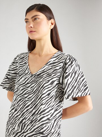 Robe 'IH ZEBRA' ICHI en noir