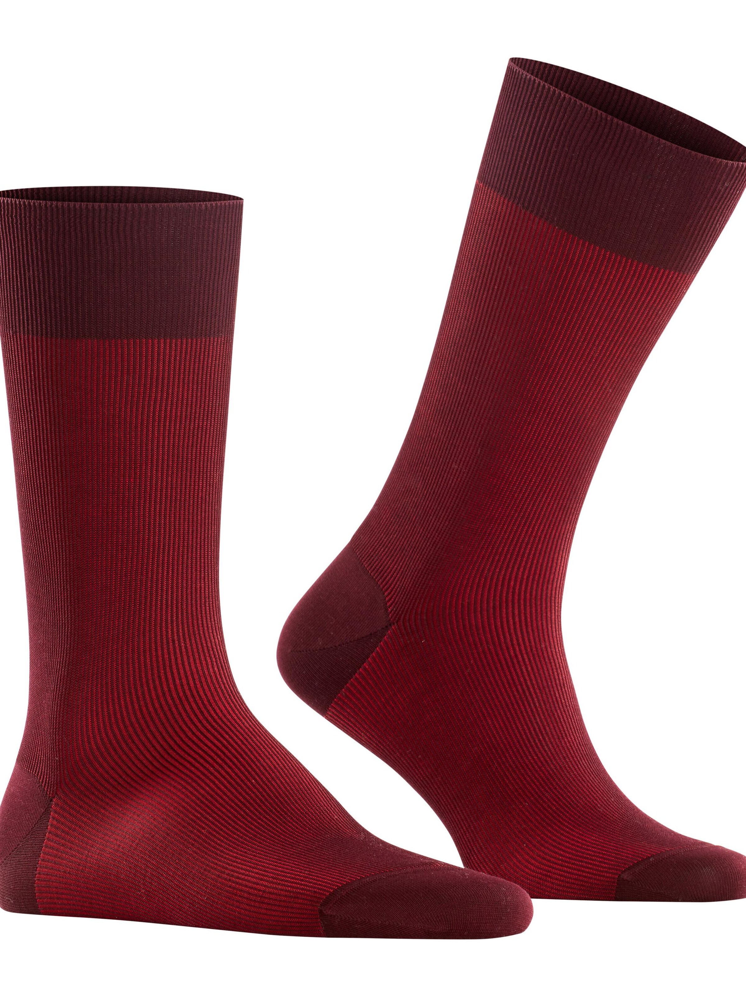 FALKE Socks 'Fine Shadow' in Red