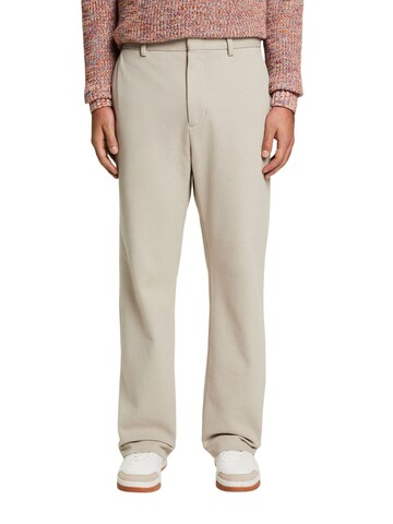 ESPRIT Loose fit Pants in Beige: front