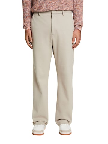 Loosefit Pantalon ESPRIT en beige : devant