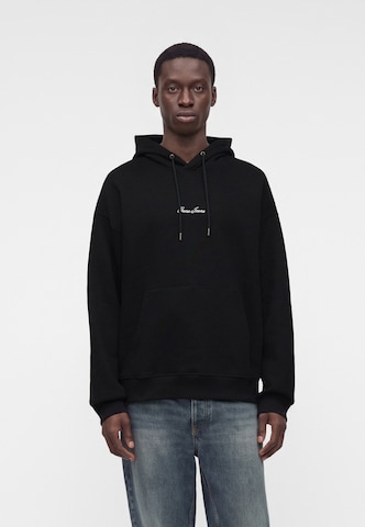 GUESS JEANS Sweatshirt in Zwart: voorkant