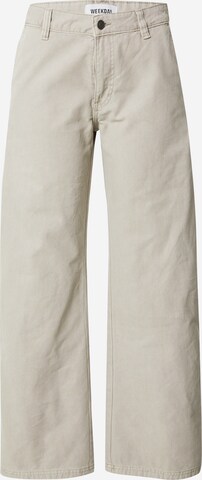 WEEKDAY Broek 'Jamie' in Beige: voorkant