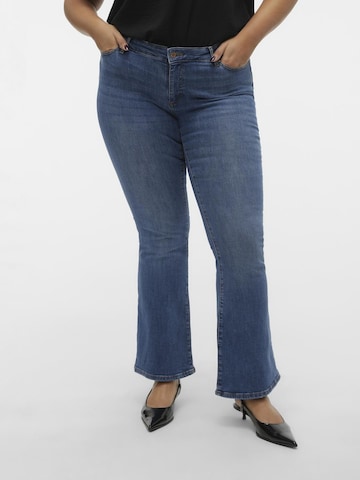 Vero Moda Curve Skinny Jeans in Blauw: voorkant