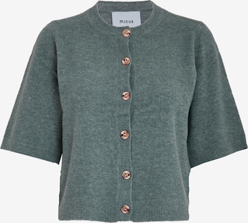 minus - Cárdigan 'MSJanna' en verde: frente