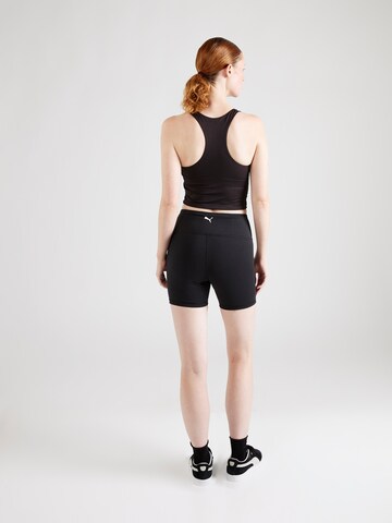 PUMA Skinny Sportbroek 'Fit HW 5' in Zwart