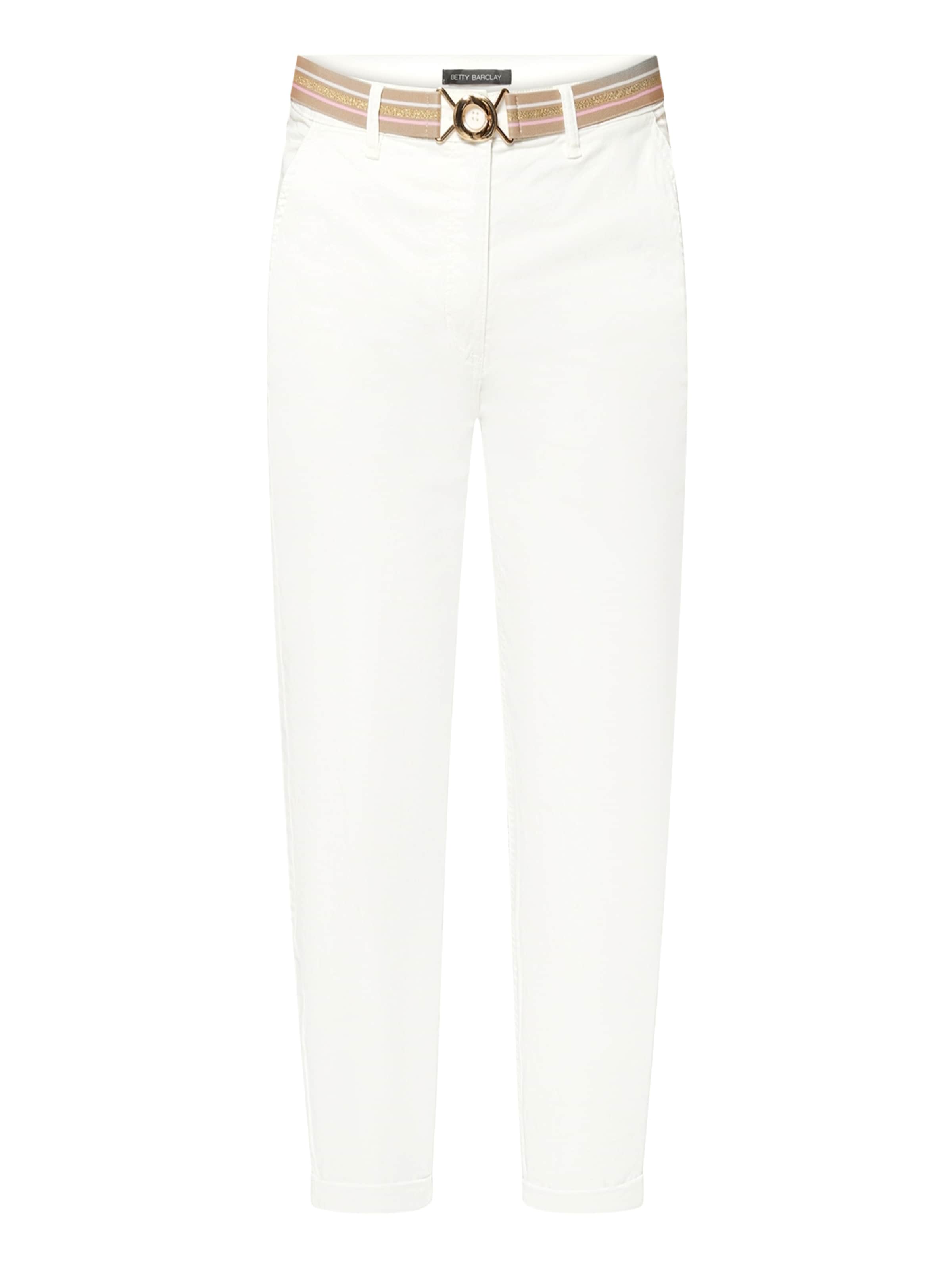 Loosefit Pantalon Betty Barclay en blanc : devant