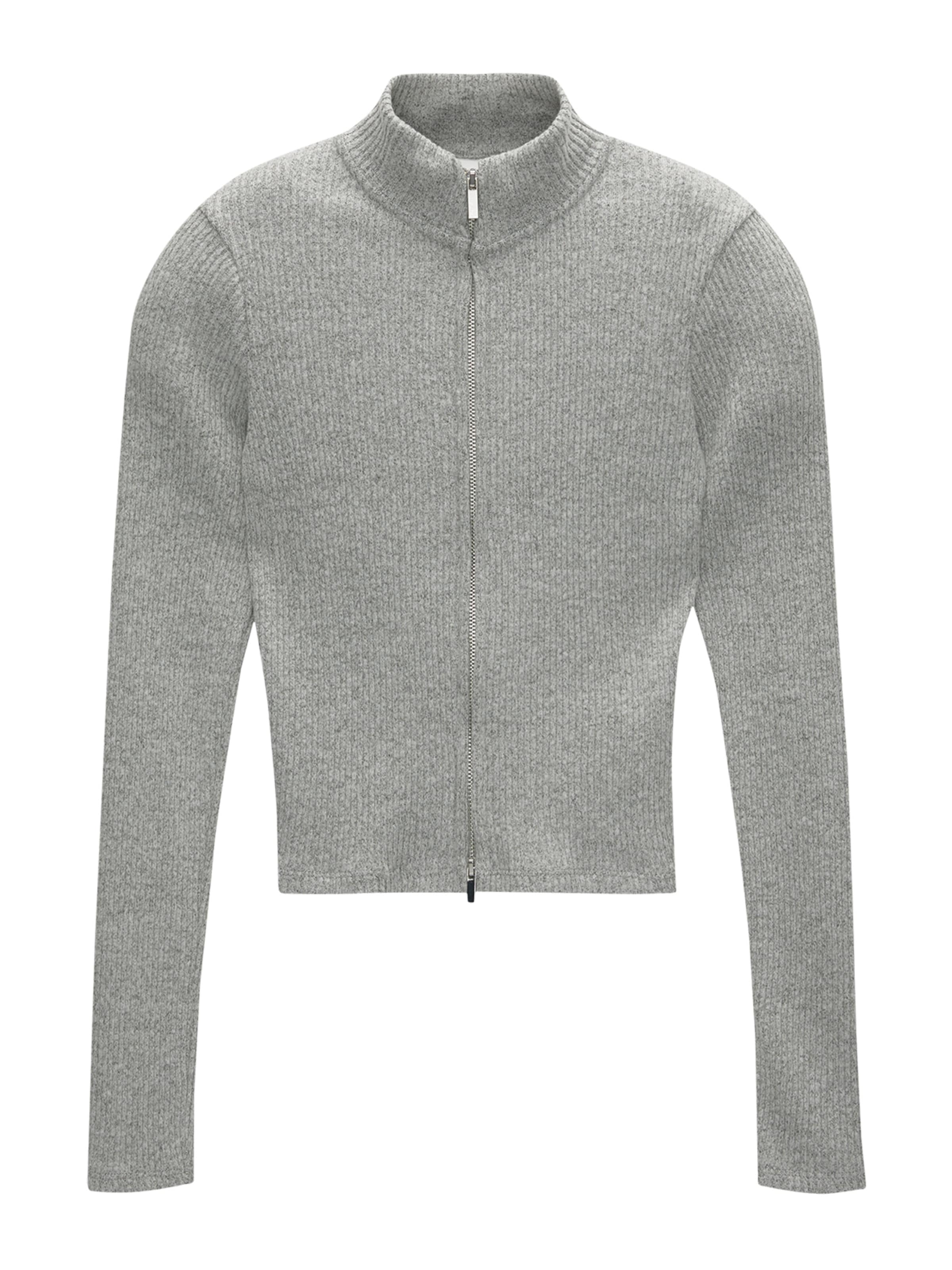 Pull&Bear Strickjacke in Grau: Vorderseite