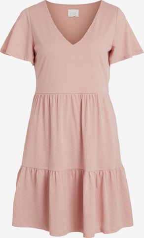 VILA Summer Dress 'NATALIE' in Pink: front