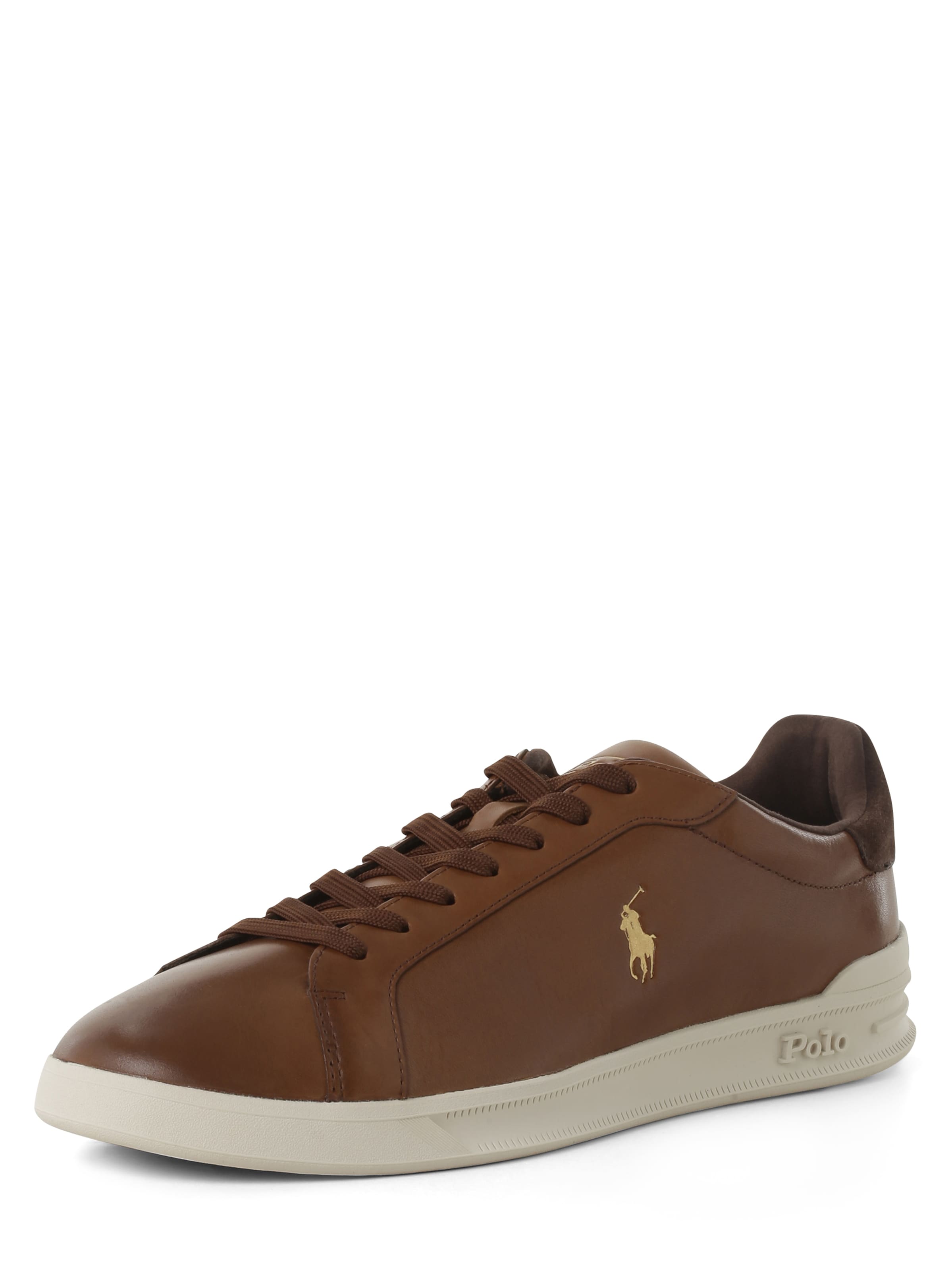 Polo Ralph Lauren Platform trainers in Cognac / Gold, Item view