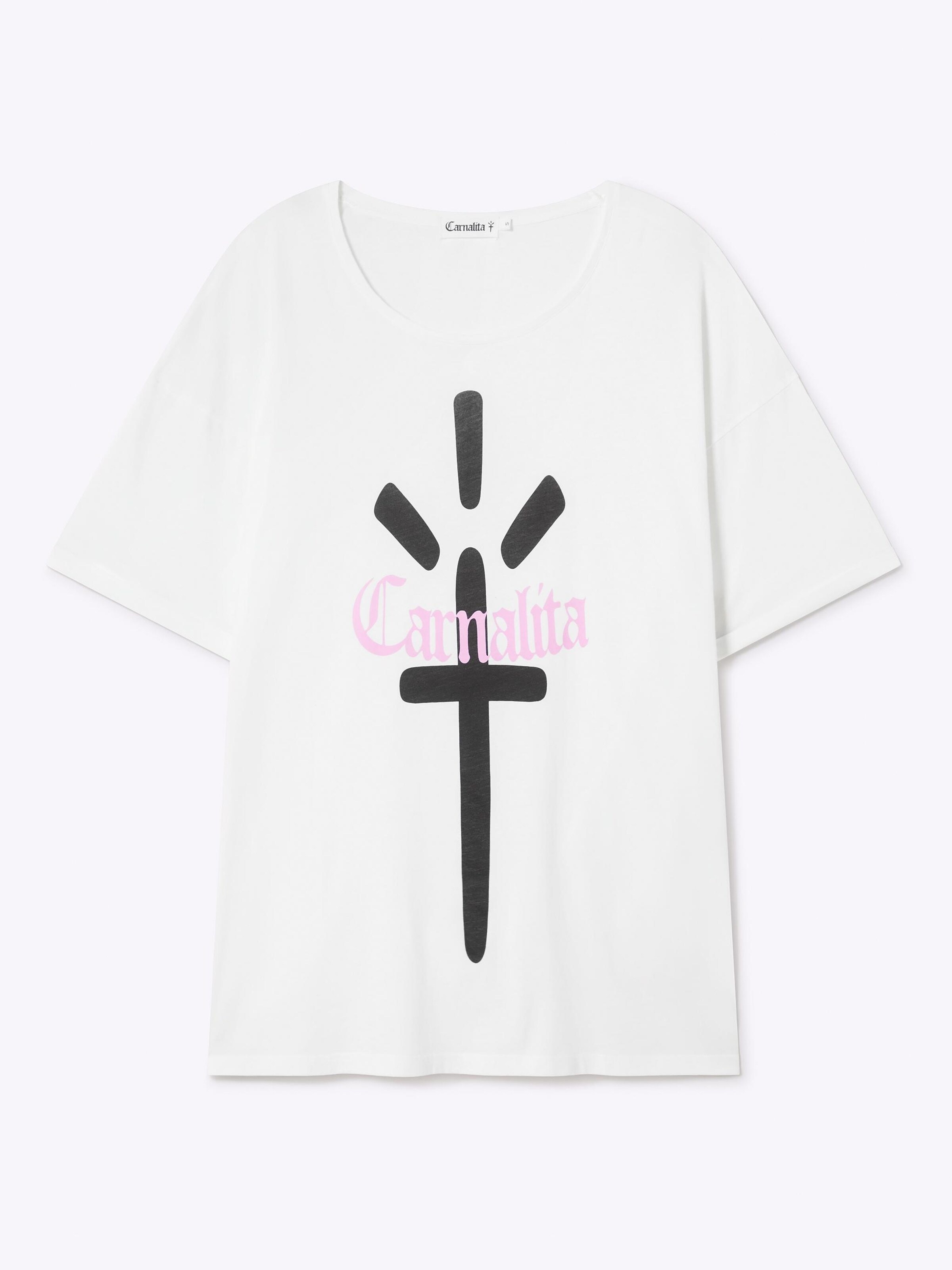 Carnalita - Vestido camisero 'Vestido' en blanco: frente
