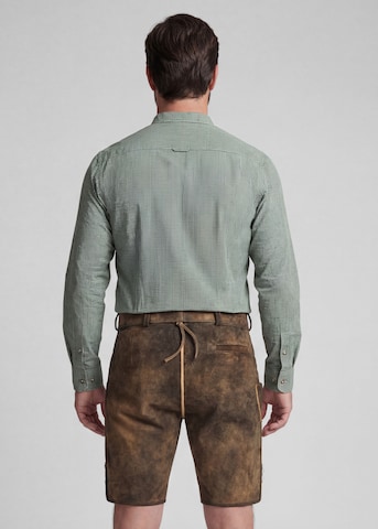 Coupe regular Chemise folklorique 'Alexander' SPIETH & WENSKY en vert