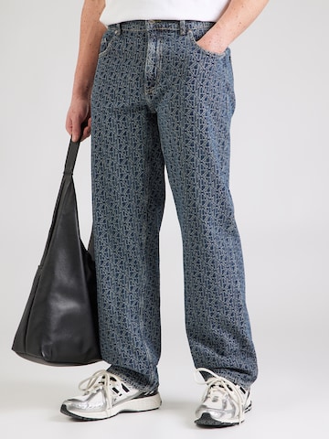 mėlyna GUESS Laisvas Džinsai 'DAMON': priekis