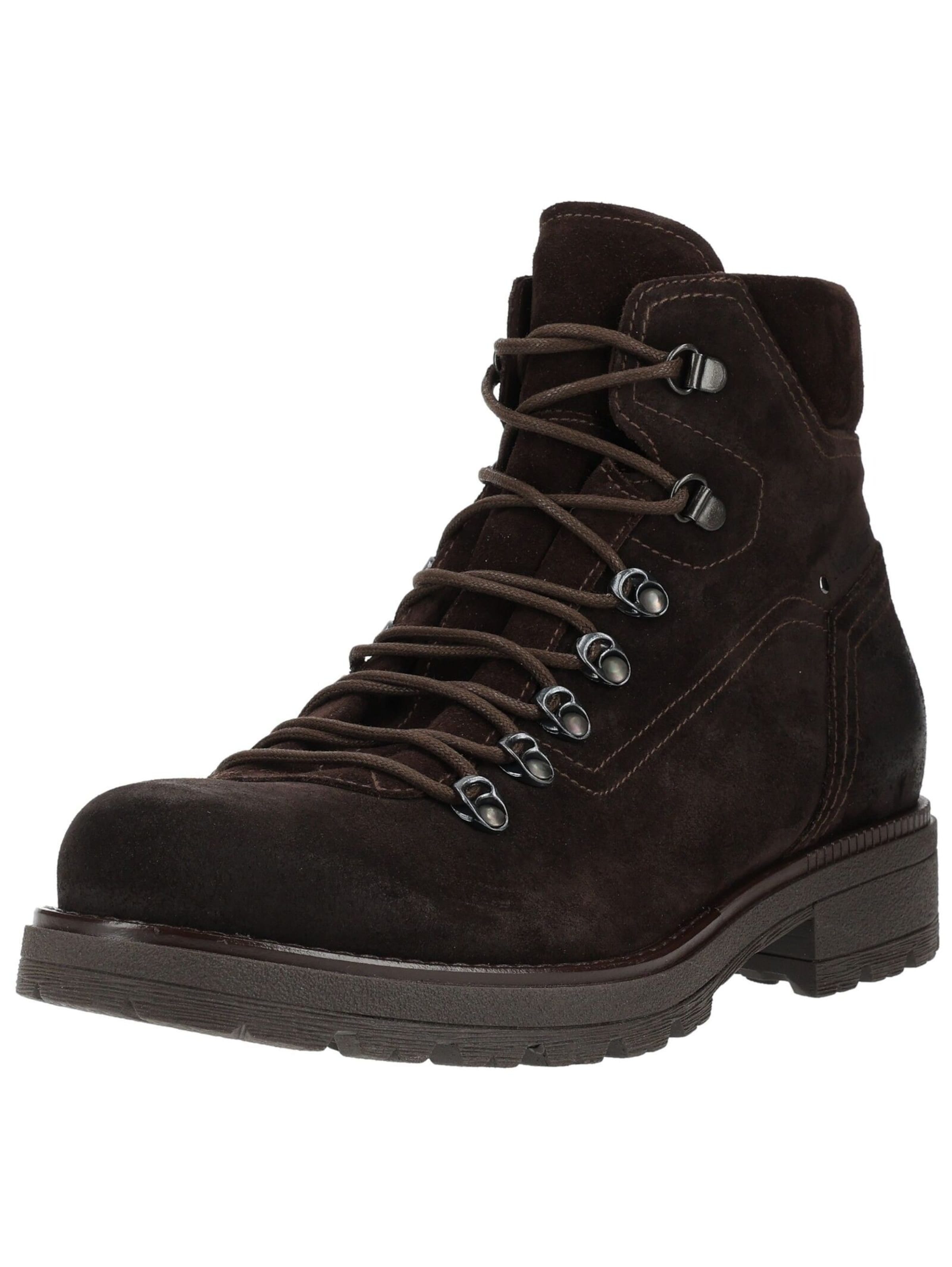 Bottes à lacets Nero Giardini en marron : devant