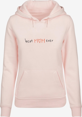 Felpa 'Mothers Day - Best mom ever' di Merchcode in rosa: frontale