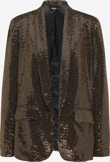 Blazer usha BLACK LABEL di colore oro / nero, Visualizzazione prodotti