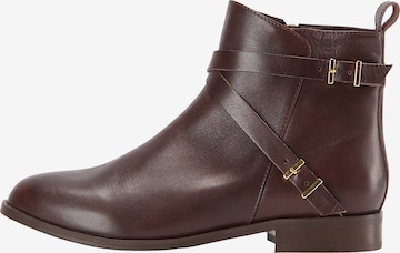 DreiMaster Klassik Booties in Brown: front