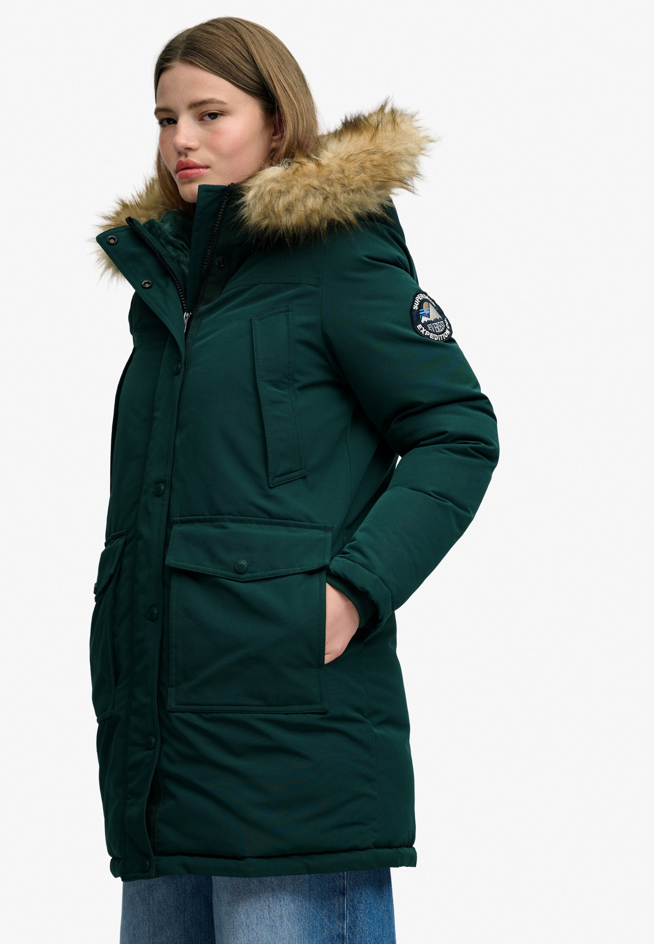 Superdry & Co Winterparka 'Everest' in Groen