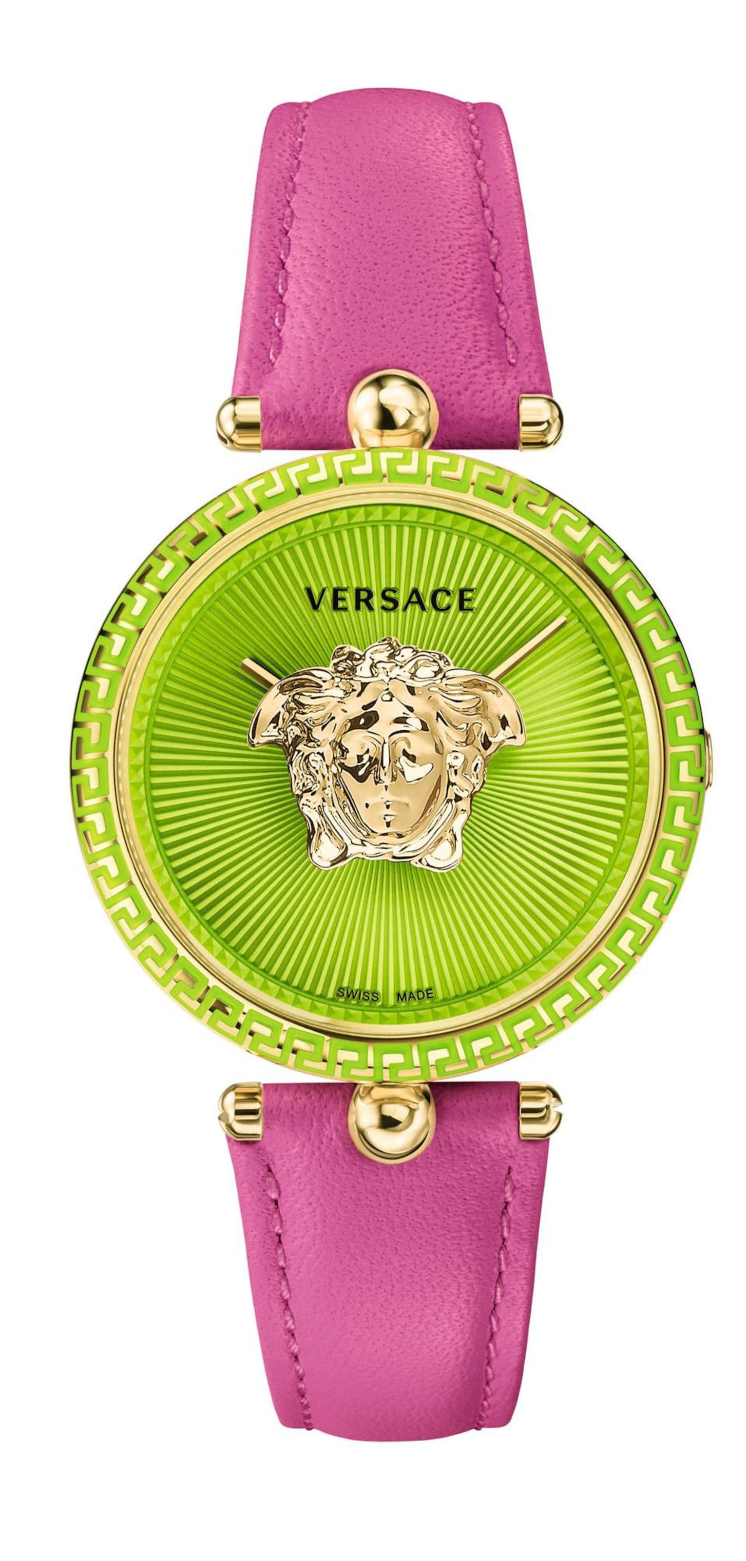 VERSACE Analoog horloge 'Palazzo Empire' in Roze: voorkant