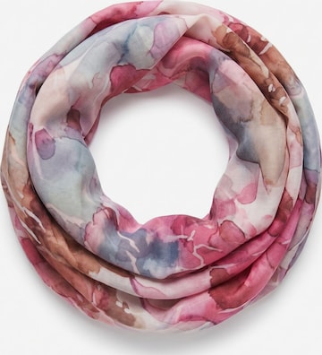 styleBREAKER Schlauchschal 'Aquarell Loop Floral' in Pink: Vorderseite