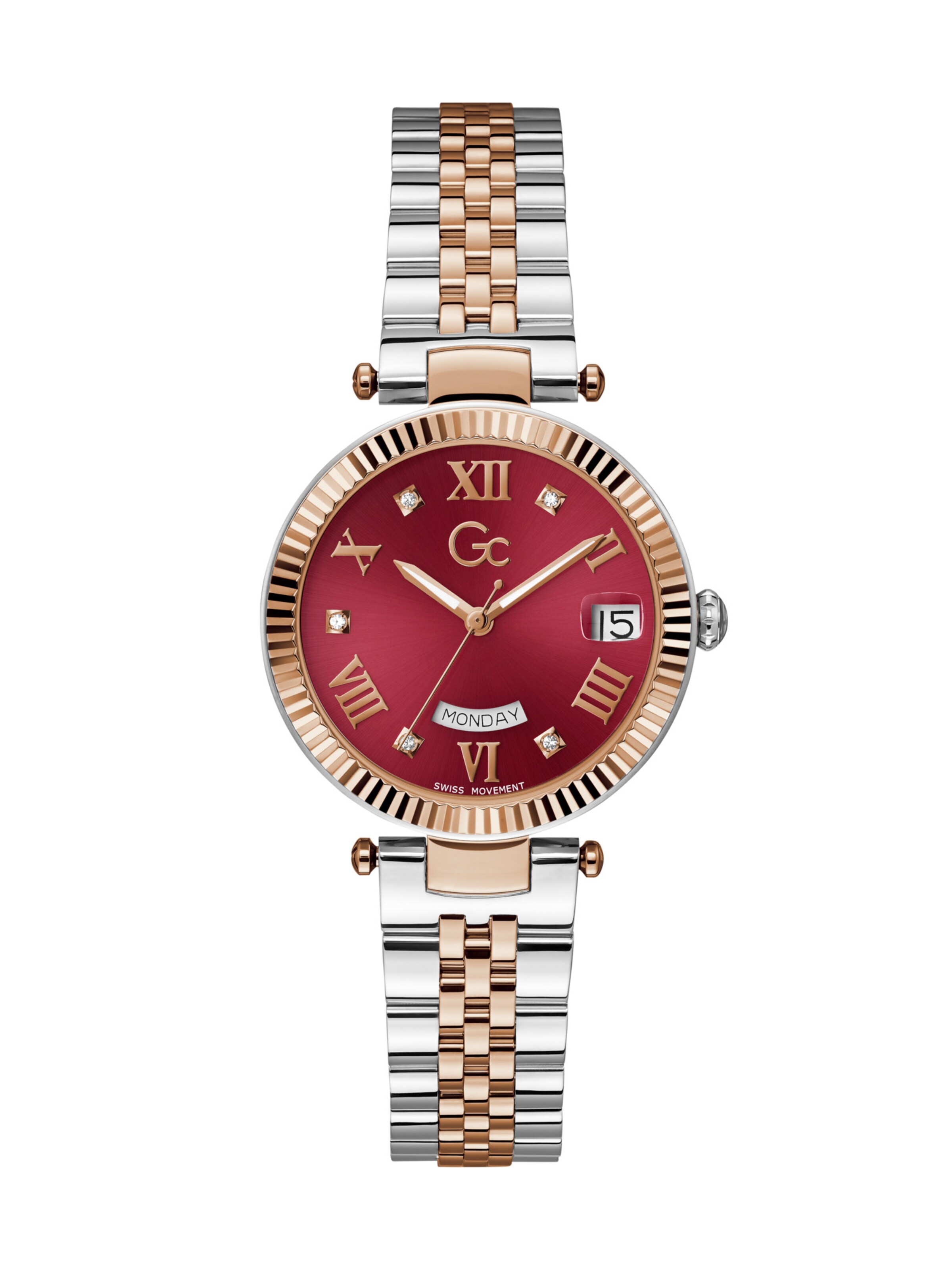 Gc Uhr  'Flair' in Gold: Vorderseite