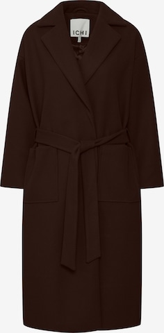 ICHI Between-Seasons Coat ' JANNET ' in Brown: front