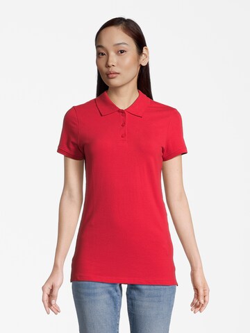 AÉROPOSTALE Тениска в червено: отпред