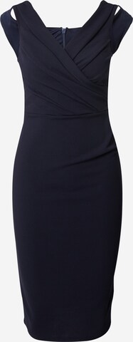 Sistaglam Sukienka koktajlowa 'DANIA' w kolorze niebieski: przód