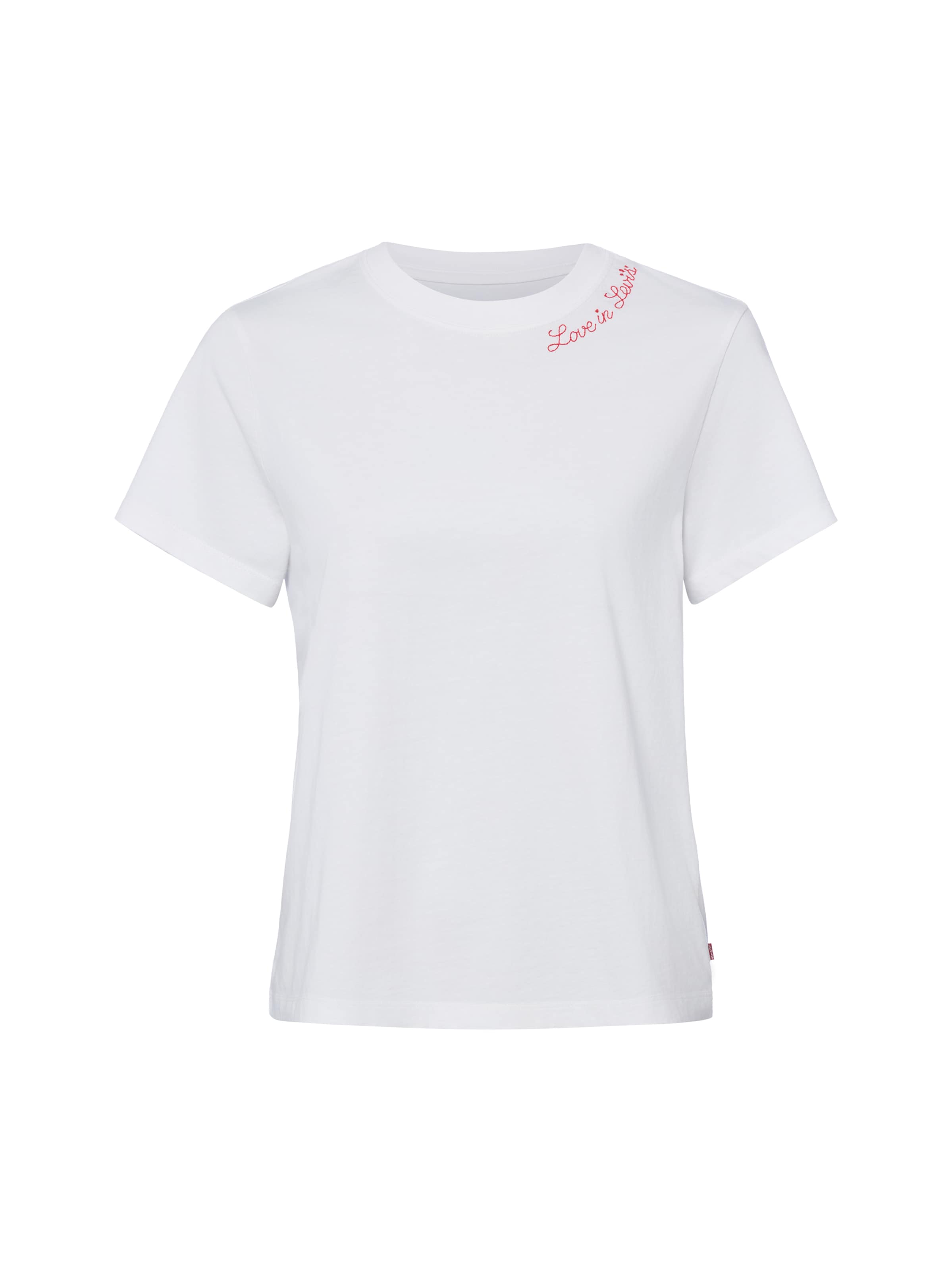LEVI'S ® T-shirt en blanc, Vue avec produit