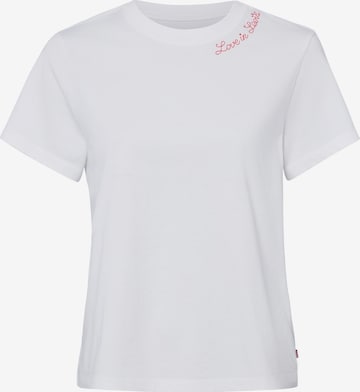 T-shirt LEVI'S ® en blanc : devant