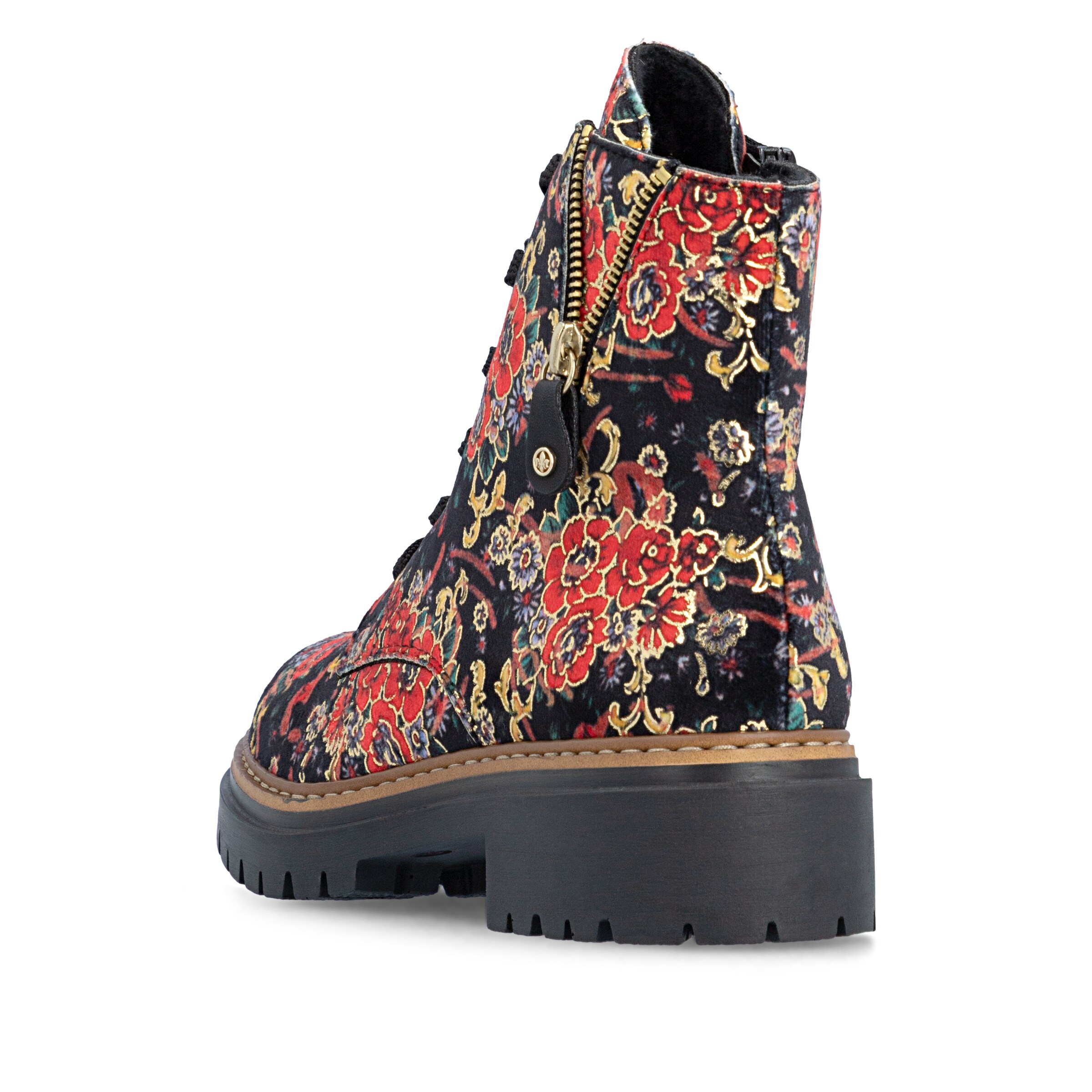 Bottines à lacets Rieker en noir