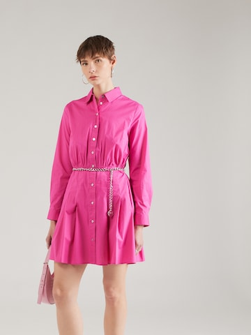 Abito camicia di MICHAEL Michael Kors in rosa: frontale