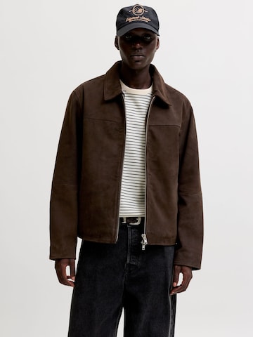 JACK & JONES Between-Season Jacket in Brown: front
