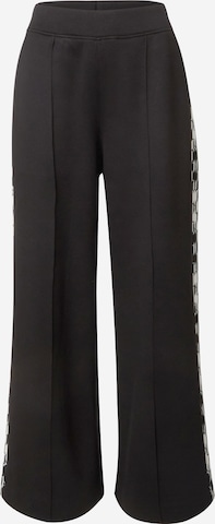 Karl Lagerfeld - Loosefit Pantalón en negro: frente