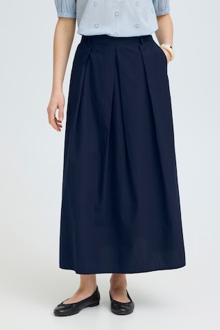 Fransa - Falda 'FRFlora' en azul: frente