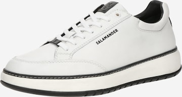 SALAMANDER Platform trainers in White: front