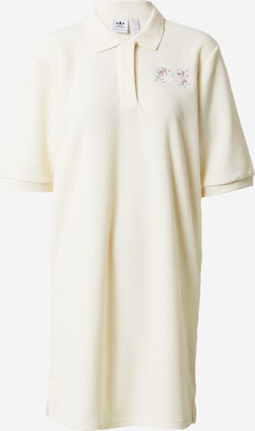 Robe ADIDAS ORIGINALS en blanc : devant