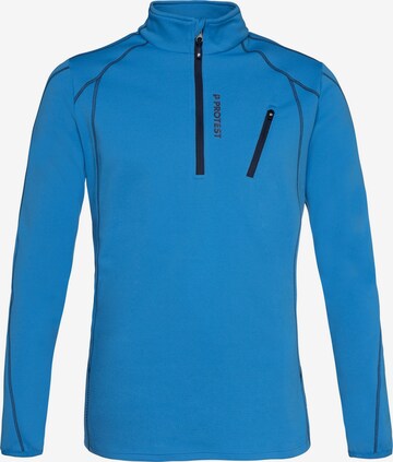 PROTEST Athletic Sweatshirt 'HUMANS' in Blue: front
