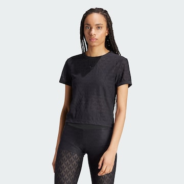 ADIDAS ORIGINALS Shirt in Black: front