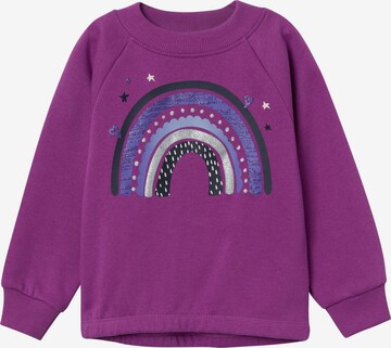 Sweat-shirt 'RODJA' NAME IT en violet : devant